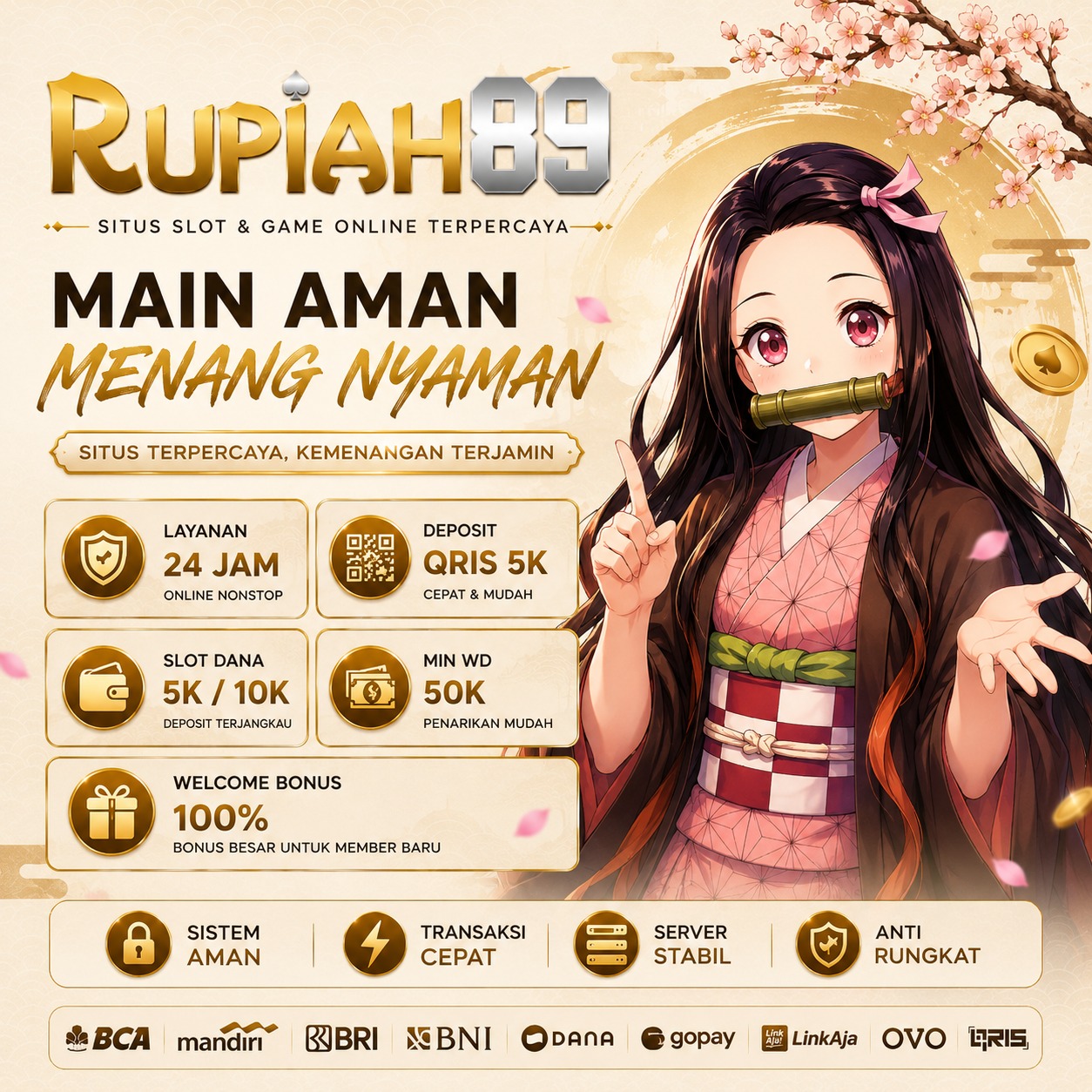 RUPIAH89 : Ratunya Slot Online Resmi Se Asia No Limit